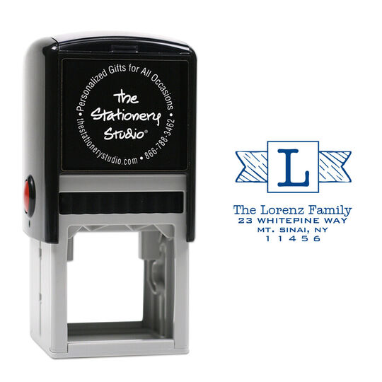 Initial Ribbon Self-Inking Stamp